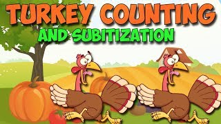 Thanksgiving Counting amp Subitization Song [upl. by Mich]