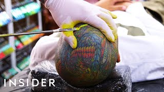 Traditional Tebori Tattoos In Japan  Ink Expedition [upl. by Ytirev]