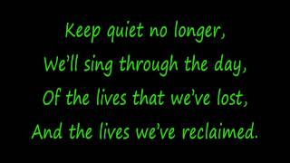 Rise Against  Prayer Of The Refugee Lyrics HD [upl. by Enirehtacyram405]