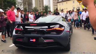 Autos de Lujo en el Perú Pt2  Los mejores carros en Lima Ferrari McLaren 720s Aston Martin [upl. by Laemsi785]