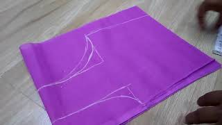 Best Simple Blouse Cutting in marathi Part  1 [upl. by Ledda]