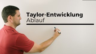 TaylorEntwicklung Ablauf Taylorreihe Potenzreihe Entwicklungsstelle xo0  Mathe by Daniel Jung [upl. by Neeruan808]