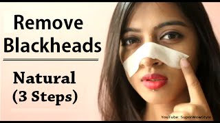 How to Remove Blackheads From Nose amp Face  Naturally at Home  Superwowstyle [upl. by Delainey]