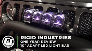 One Year Review  Rigid Industries 10quot Adapt LED Light Bar [upl. by Upshaw]