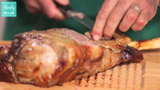 How to Carve the Perfect Leg of Lamb  Simply Beef and Lamb [upl. by Nay]