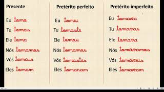 PRETÉRITO PERFEITO E PRETÉRITO IMPERFEITO 5º ANO [upl. by Yousuf]