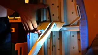 How to Fold  Close a Stuck Ironing Board [upl. by Etnuahc]