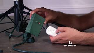 How to Troubleshoot Balsam Hill ColorClear Remote Control [upl. by Enilegna]