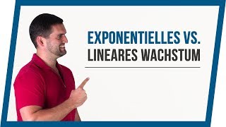 Exponentielles Wachstum vs Lineares Wachstum  Mathe by Daniel Jung [upl. by Nagorb]