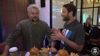 Barstool Pizza Review  Regina Pizzeria Foxwoods With Special Guest Guy Fieri Bonus Burgerthots [upl. by Deedahs444]