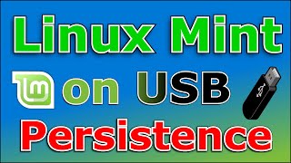 Install Linux Mint live on a USB key with persistence fast and easy [upl. by Atilrep]