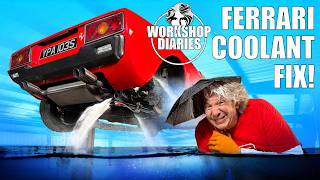 Edd China FIXES Seized FERRARI Water Pump amp Overhauls ANTIFREEZE [upl. by Karlow]