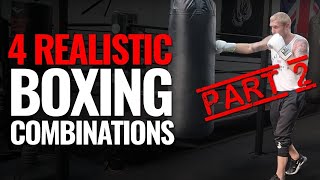 4 Realistic Boxing Combinations You Should Train for Real Fights [upl. by Parks]