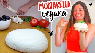 Queso mozzarella vegano SIN ACEITE [upl. by Kashden798]