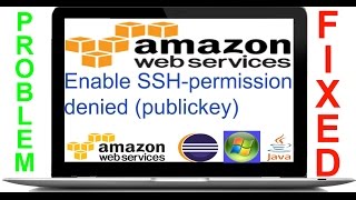 Amazon EC2 Instance Enable SSH  permission denied publickey solved [upl. by Ammadas505]