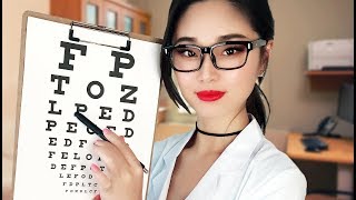 ASMR Eye Exam and Glasses Fitting Doctor Roleplay [upl. by Ardella]