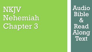 Nehemiah 3  NKJV  Audio Bible amp Text [upl. by Anina]