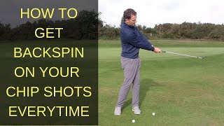 HOW TO GET BACKSPIN ON CHIP SHOTS [upl. by Keeton819]