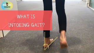 intoeing gait and orthotics therapy [upl. by Pell]