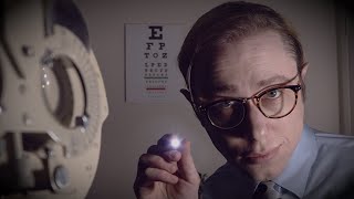 ASMR Eye Exam Friendly Realistic Eye Test with Vintage Refractor [upl. by Anar]