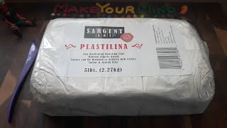 Sargent Art Plastilina Modeling Clay  Product Review [upl. by Suzanne]