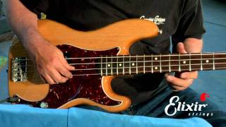 Setting Up Your Bass Guitar Intonation Adjustment Step 4 of 4  ELIXIR Strings [upl. by Morie614]