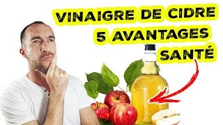 VINAIGRE DE CIDRE  5 avantages prouvés pour la SANTÉ [upl. by Nnylyar]