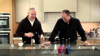 How to make a frappé coffee using an aerolatte milk frother [upl. by Fiertz]