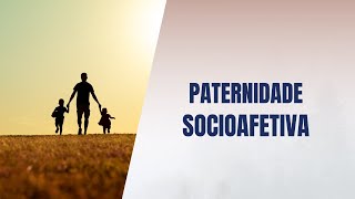 Paternidade socioafetiva [upl. by Olegnalehcim]