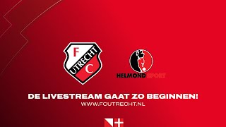 LIVE l FC Utrecht  Helmond Sport [upl. by Ycnahc429]