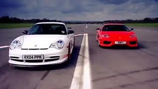 Porsche GT3 vs Ferrari 360  Top Gear [upl. by Floria]