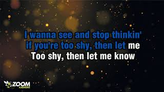 The 1975  If Youre Too Shy Let Me Know  Karaoke Version from Zoom Karaoke [upl. by Hobie]