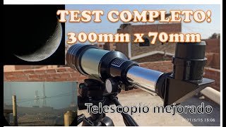 Full test telescopio básico 30070mm mejorado [upl. by Maury541]