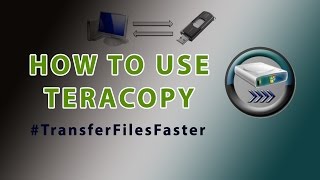 How to use TeraCopy to copy and transfer files faster  video tutorial by TechyV [upl. by Leahcimnaes126]