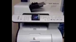 HP Color LaserJet CM2320 Demo [upl. by Gile427]