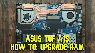 How to Upgrade RAM on ASUS TUF A15 [upl. by Hau388]