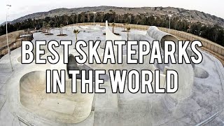 10 BIGGEST Skateparks In The WORLD US UK Canada Australia China [upl. by Tutt932]