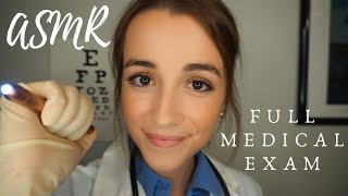 ASMR Roleplay  Full Medical Exam Whispered [upl. by Atiuqat827]