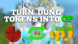 Make BANK Converting Your Extra Dungeoneering Tokens into GP  2021  Runescape 3 [upl. by Hanschen]