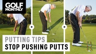 Putting Tips  How To Stop Pushing Putts [upl. by Bram]