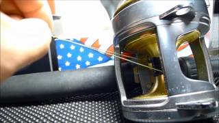 How to Spool Braid to a Conventional Reel [upl. by Debarath]