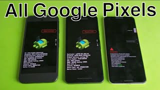 Pixel 123XL How to get into Bootloader  Recovery Mode  Android Recovery Bar Code [upl. by Walli]