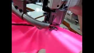 Flatlock stitch machine video [upl. by Corvese]