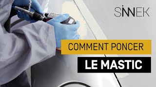 Comment Poncer Efficacement le Mastic Carrosserie [upl. by Suidaht]