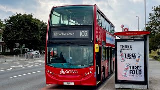 London Bus Route 102  Edmonton Green to Brent Cross  Subtitles [upl. by Mateusz]