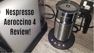 Nespresso Aeroccino 4 Milk Frother Review  Worth upgrading from the Aeroccino 3 [upl. by Aeret]