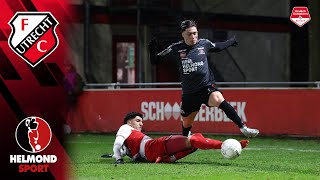 Samenvatting Jong FC Utrecht  Helmond Sport 20122024 [upl. by Kado]