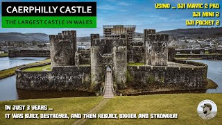 Caerphilly Castle  The Largest in Wales 2nd in Britain [upl. by Aicxela]