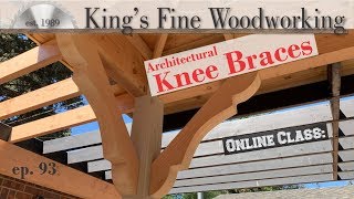 93  DIY Wooden Architectural Knee Braces or Wood Corbels [upl. by Nivri428]