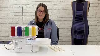 The OverlockerSerger Flatlock Stitch [upl. by Vtarj490]